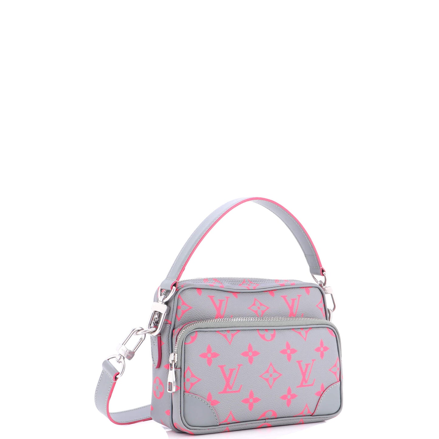 ルイ・フラッグ ニル NM メッセンジャーバッグ モノグラム グロウ キャンバス