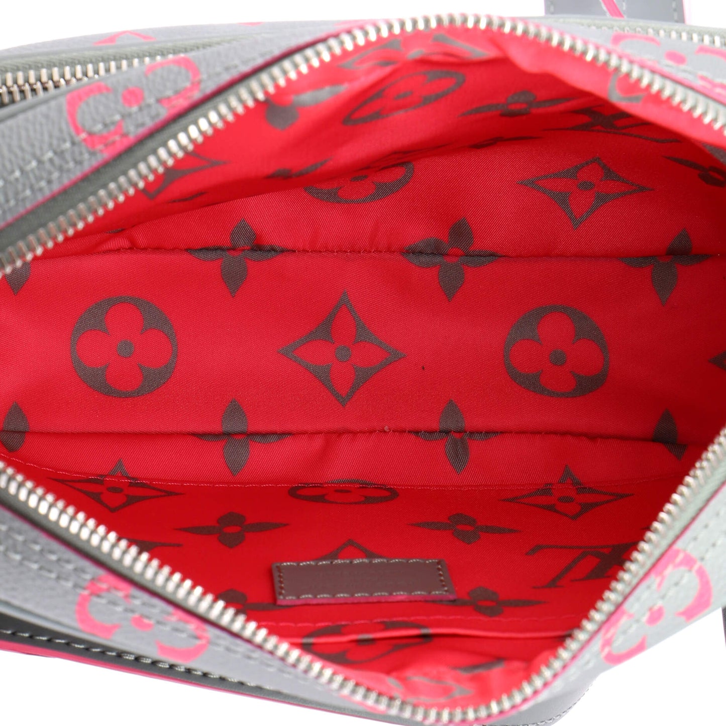 ルイ・フラッグ ニル NM メッセンジャーバッグ モノグラム グロウ キャンバス