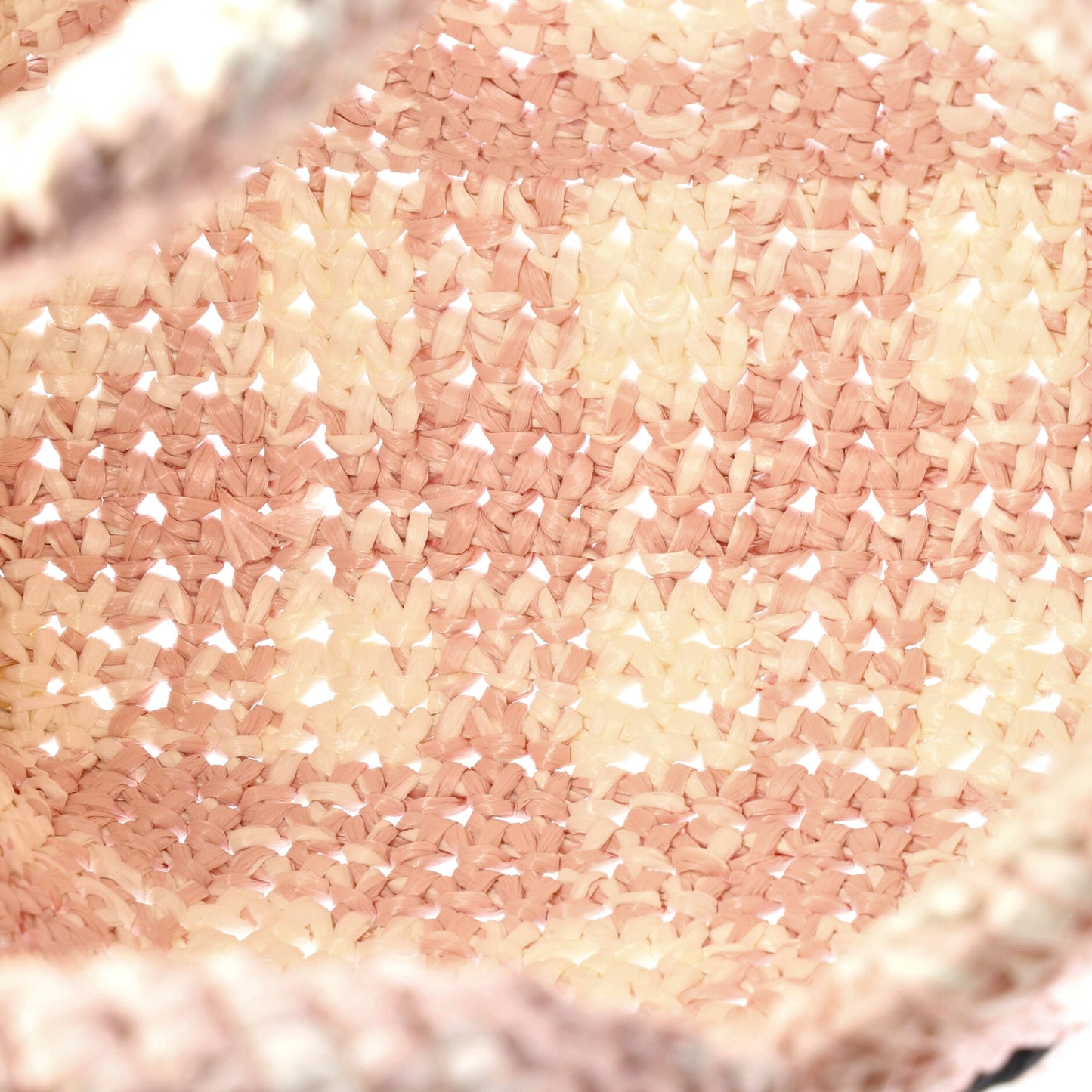 プラダ ロゴ トートバッグ ラフィアスモール