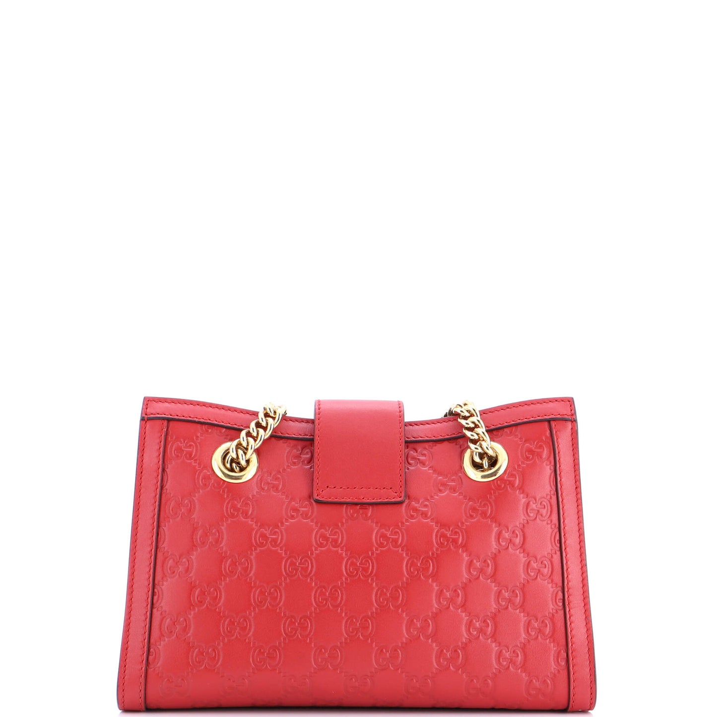 グッチ パドロック チェーン トートバッグ グッチシマ レザー スモール