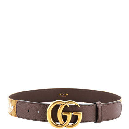 グッチ × アディダス GGマーモント ベルト GGコーティングキャンバス＆レザー