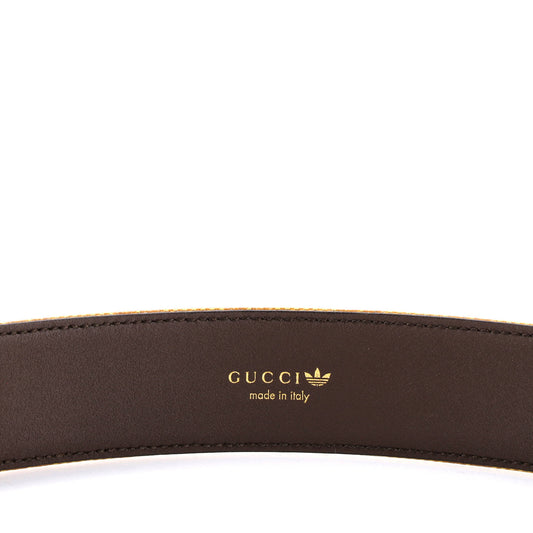 グッチ x アディダス GGマーモント ベルト GGコーティングキャンバス＆レザー