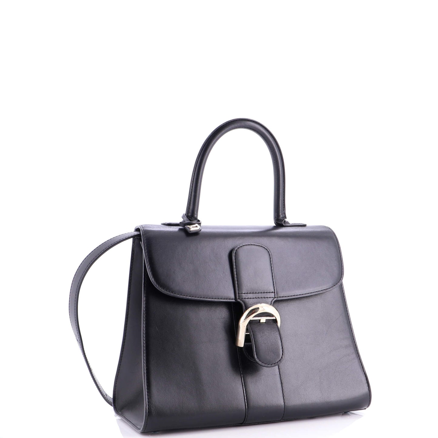 Delvaux Brillant トップハンドルバッグ レザー MM
