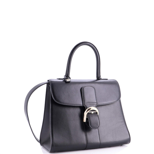 Delvaux Brillant トップハンドルバッグ レザー MM