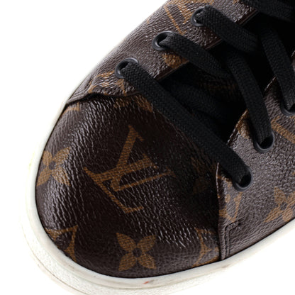 ルイ・レディース フロントロウ モノグラム キャンバス パテントレザー