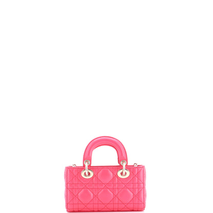 クリスチャン ディオール レディ D-ジョイ バッグ カナージュ キルト ラムスキン マイクロ