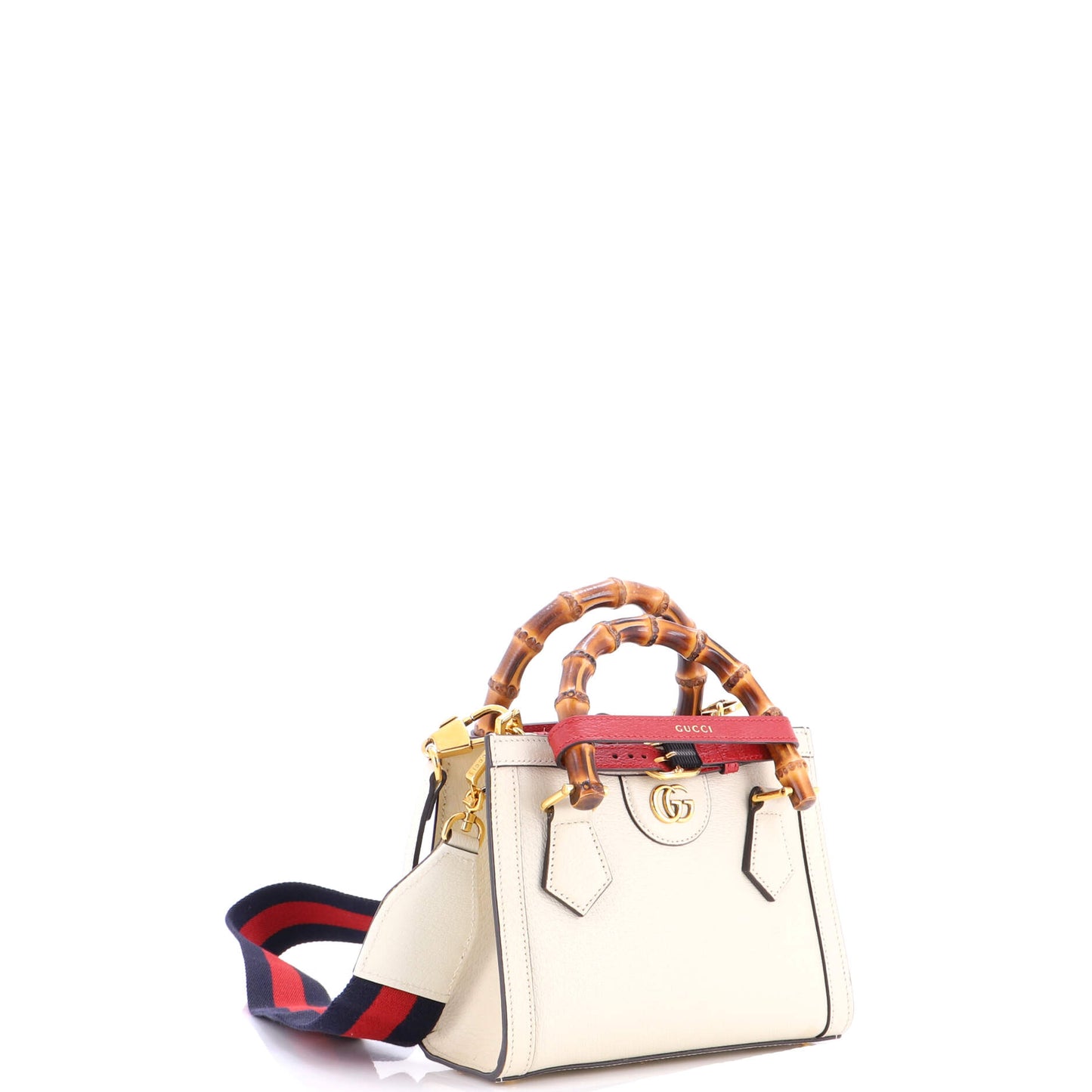 グッチ ダイアナ NM バンブーハンドル トートバッグ レザー ミニ
