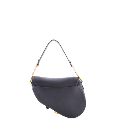 クリスチャン・ディオール サドルハンドバッグ レザー ミディアム