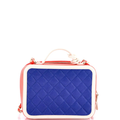 シャネル フィリグリー バニティケース キルティング キャビア ミディアム