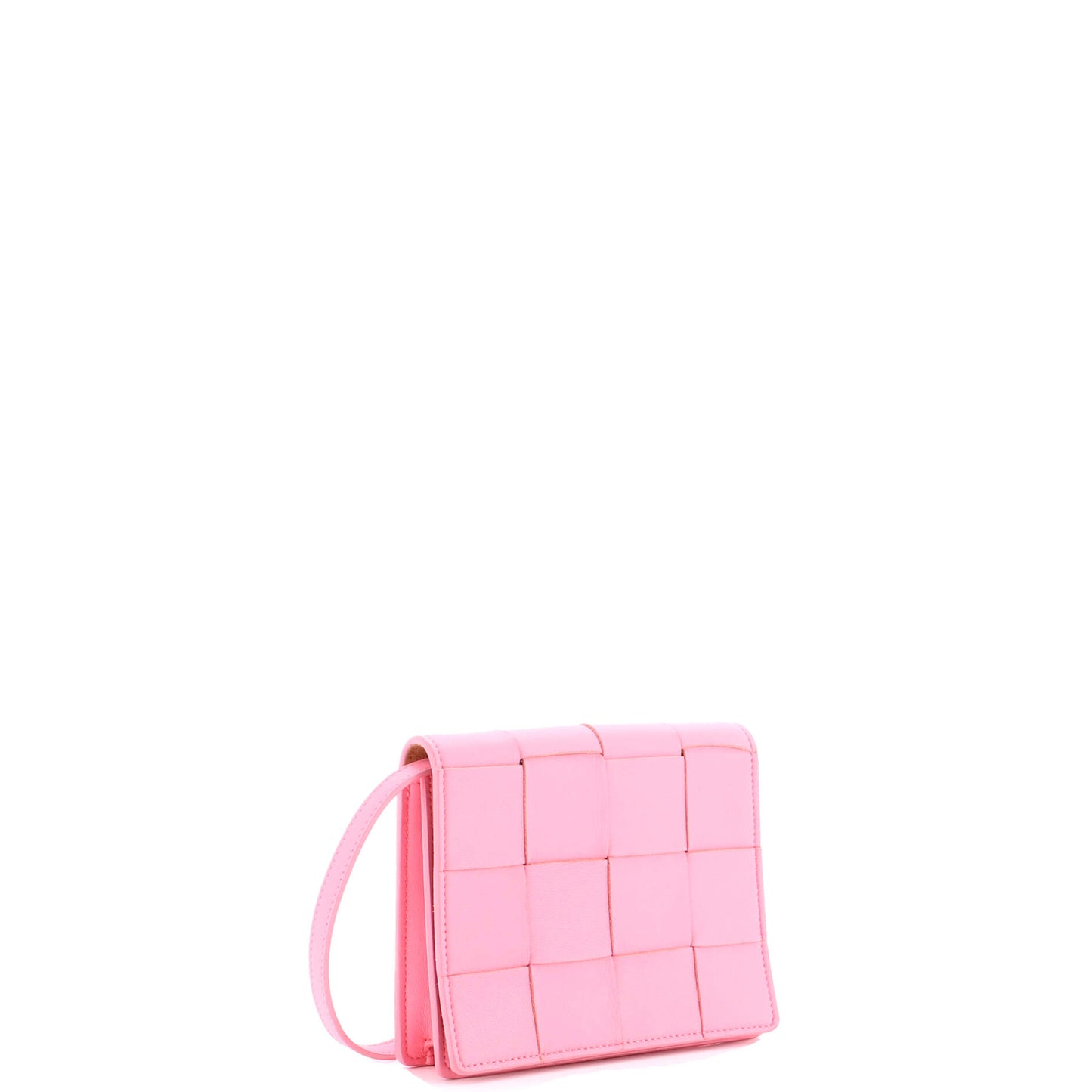 ボッテガ ヴェネタ カセット クロスボディバッグ マキシ イントレチャート レザー ミニ