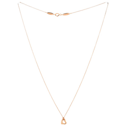 ティファニー エルサ・ペレッティ オープンハート ペンダントネックレス 18Kローズゴールド 7mm