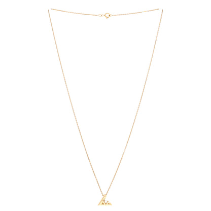 ルイ・ヴィトン LV ヴォルト・ワン ペンダントネックレス 18Kイエローゴールド ダイヤモンド スモール