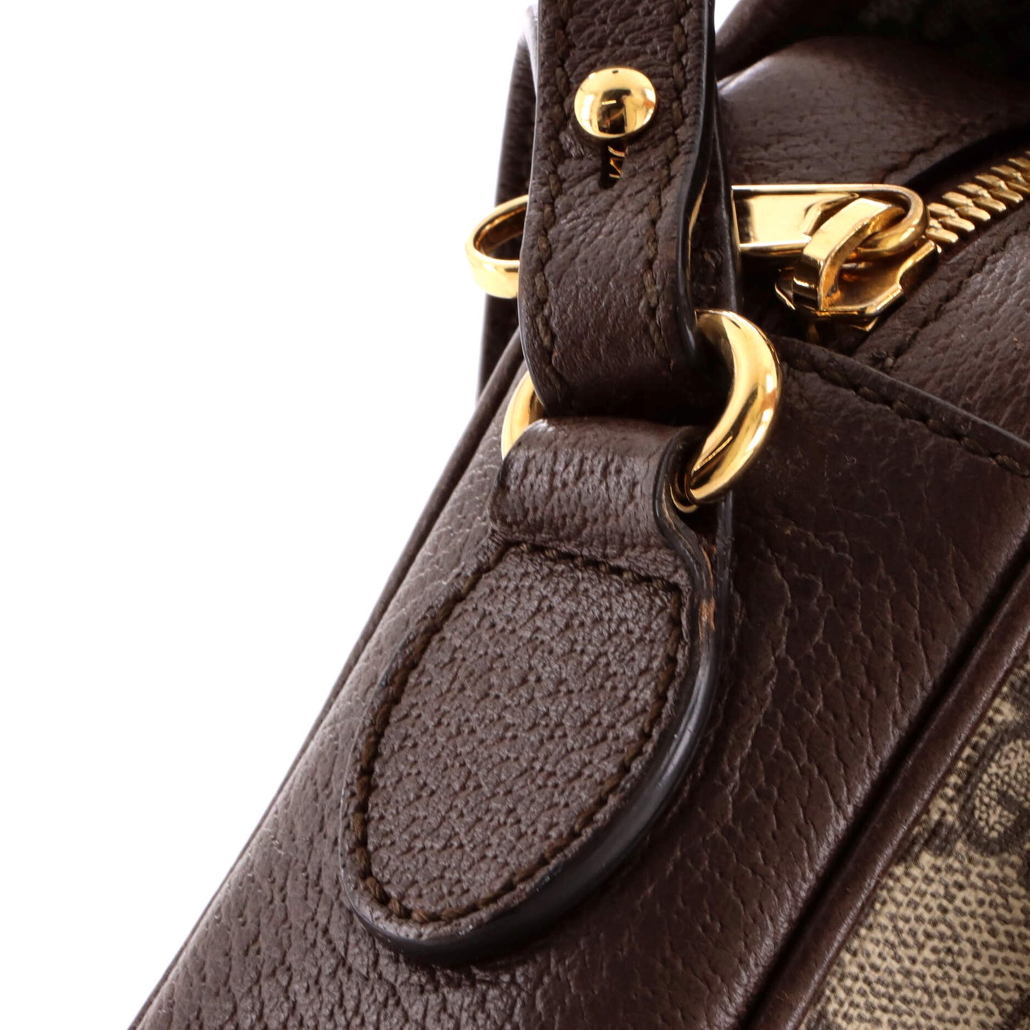 Gucci Ophidia flap shoulder bag in GG coated canvas, small