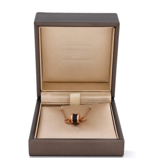 ブルガリ B.Zero1 ソフトブレスレット 18Kローズゴールド セラミック