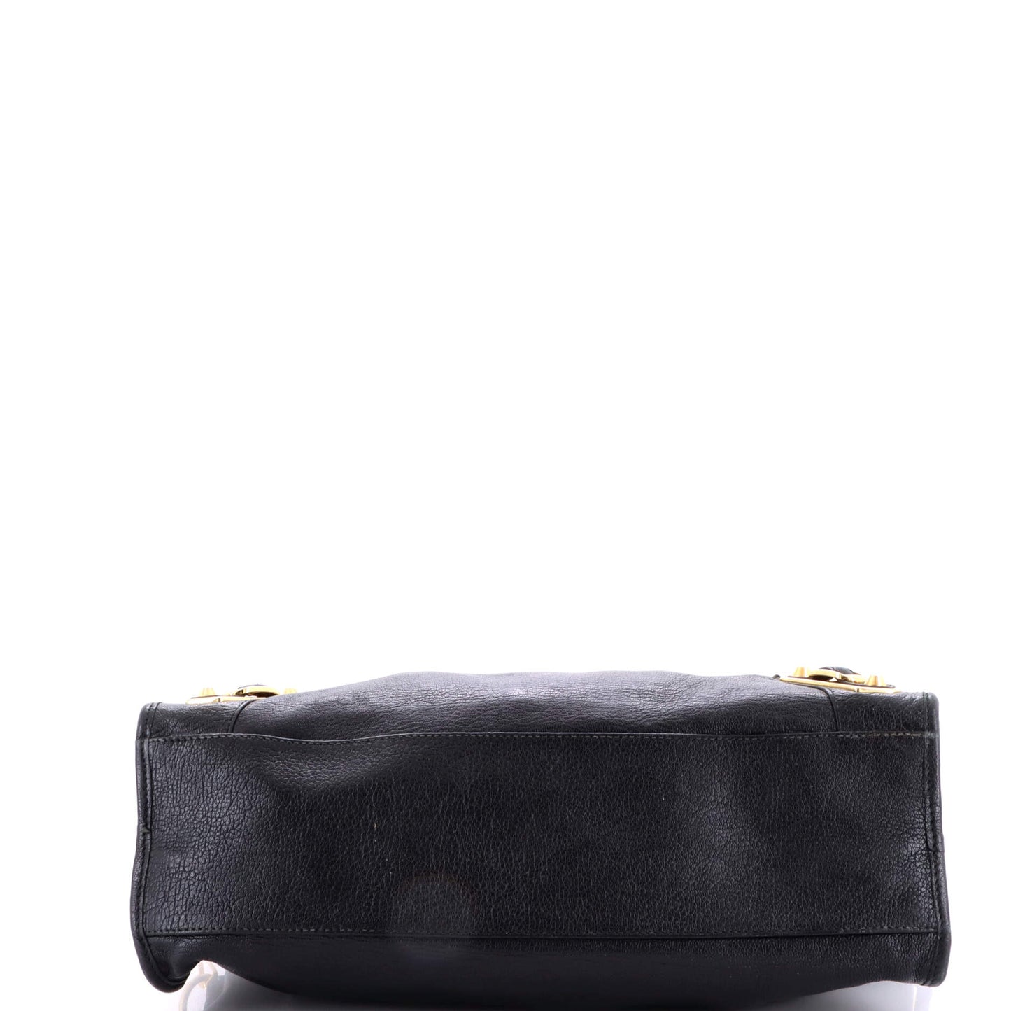 バレンシアガ シティ クラシック メタリックエッジ バッグ レザー ミディアム