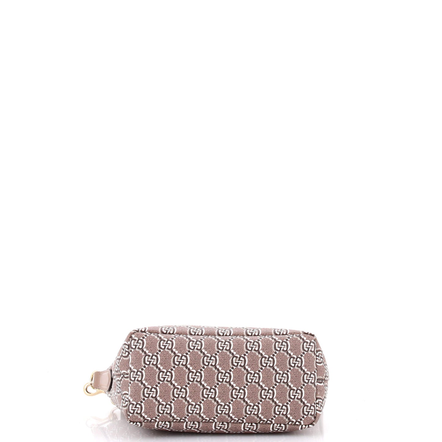 Gucci Ophidia Zip Shoulder Bag in GG Shadow Coated Canvas Super Mini