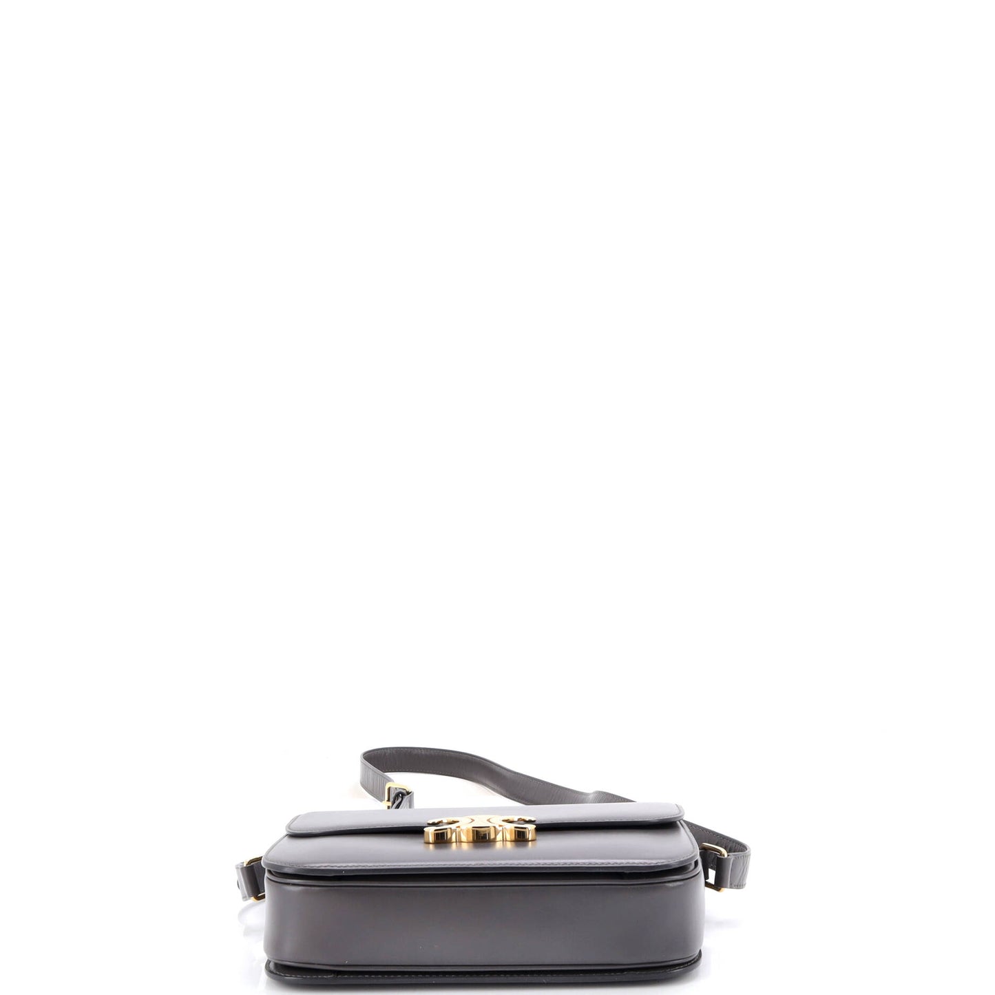 Celine Triomphe Medium Shoulder Bag in Smooth Calfskin