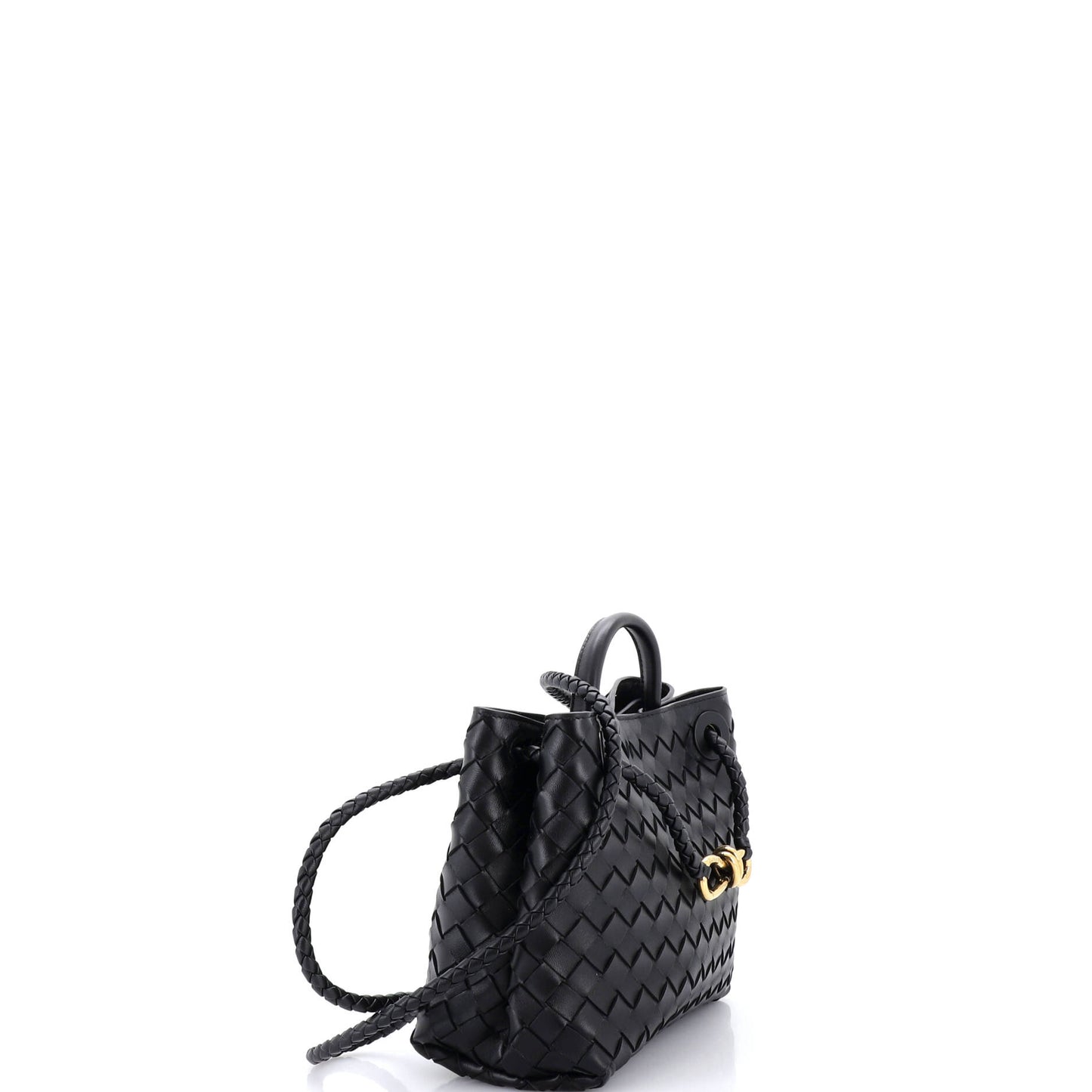 ボッテガ・ヴェネタ アンディアモ トップハンドルバッグ イントレチャート ナッパ スモール