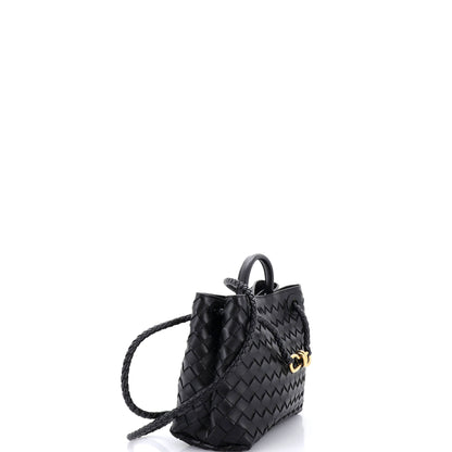 ボッテガ・ヴェネタ アンディアモ トップハンドルバッグ イントレチャート ナッパ スモール