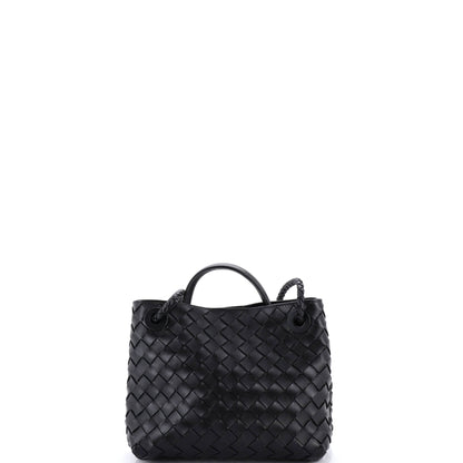 ボッテガ・ヴェネタ アンディアモ トップハンドルバッグ イントレチャート ナッパ スモール