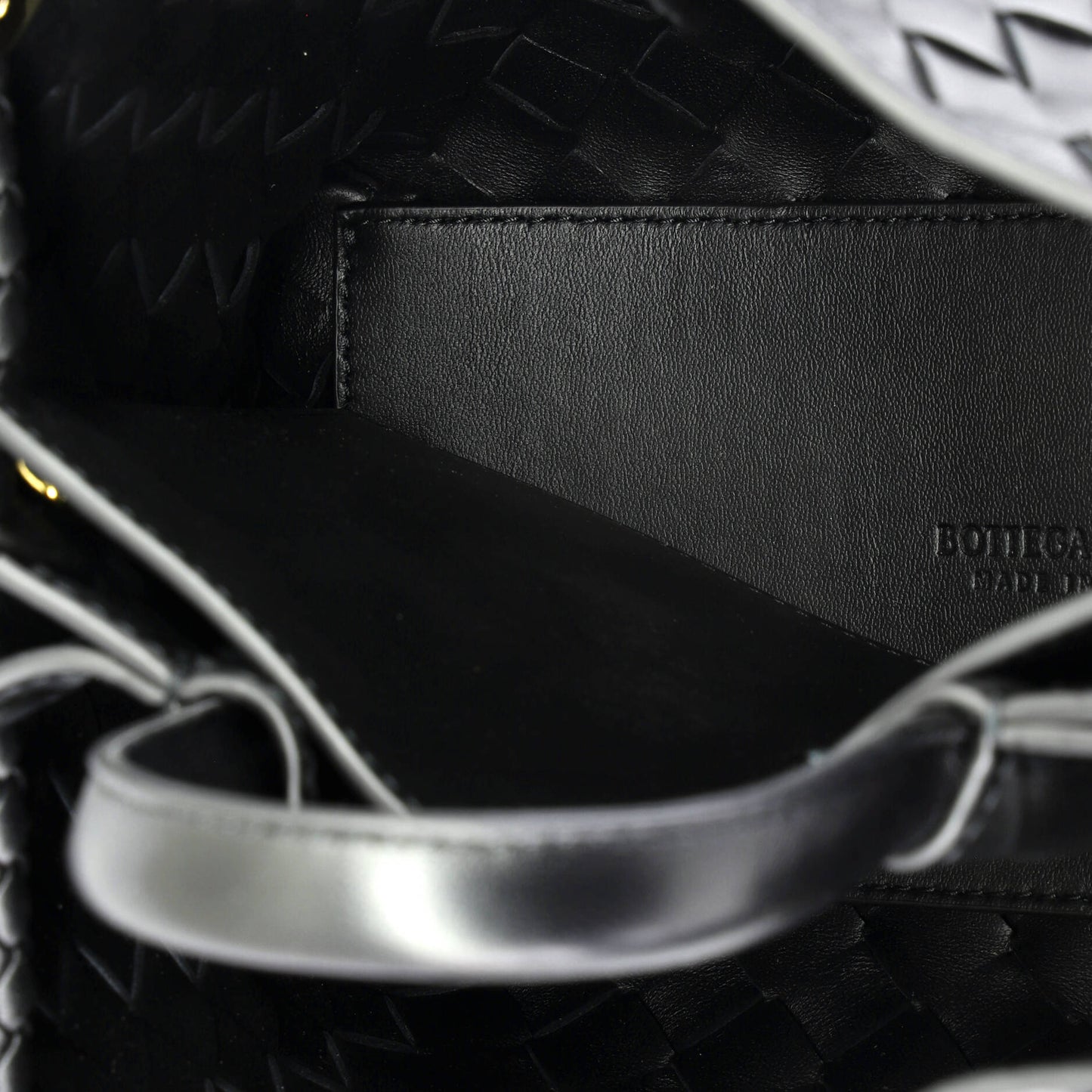 ボッテガ・ヴェネタ アンディアモ トップハンドルバッグ イントレチャート ナッパ スモール