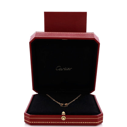 カルティエ 2ダイヤモンド ラブペンダントネックレス 18Kイエローゴールド＆ダイヤモンド