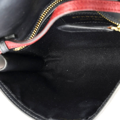 バーバリー ロクスリー クロスボディバッグ ヘイマーケット コーティングキャンバス＆レザー スモール