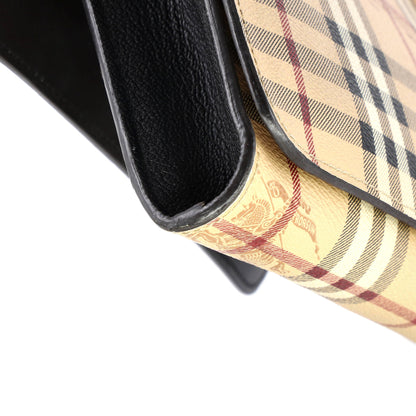 バーバリー ロクスリー クロスボディバッグ ヘイマーケット コーティングキャンバス＆レザー スモール