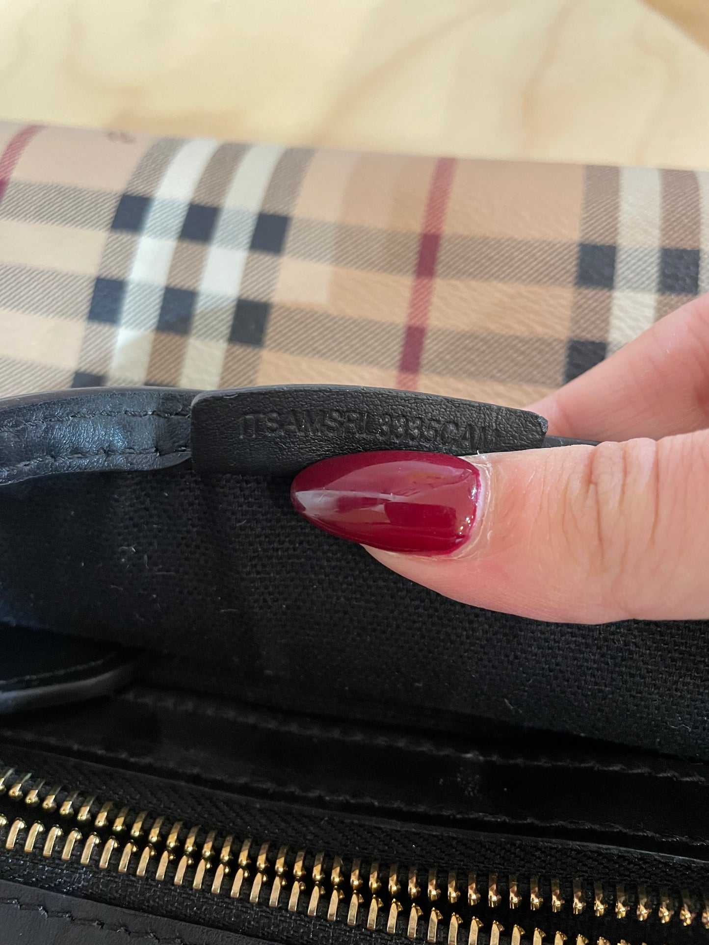 バーバリー ロクスリー クロスボディバッグ ヘイマーケット コーティングキャンバス＆レザー スモール