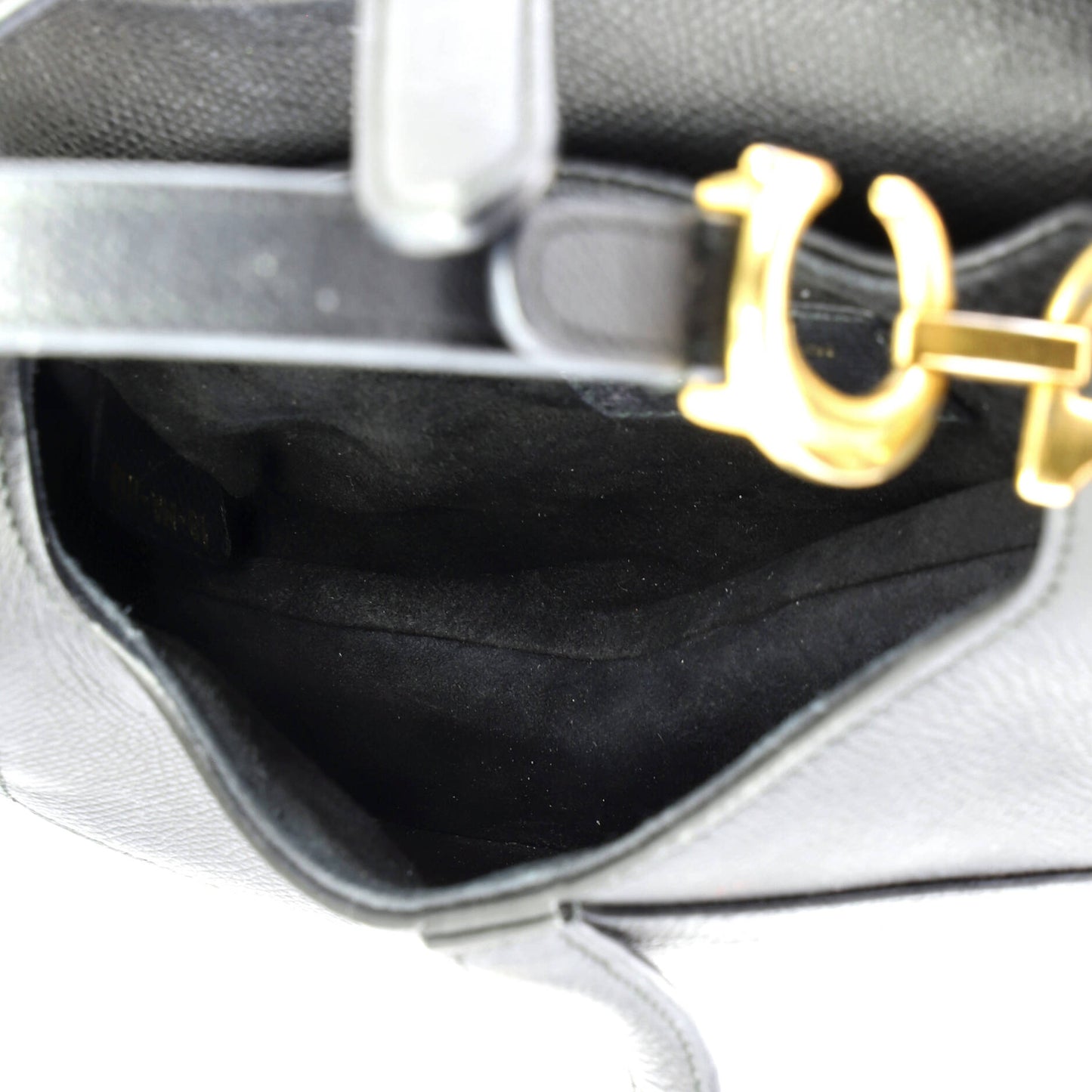Christian Dior Saddle Leather Mini Handbag