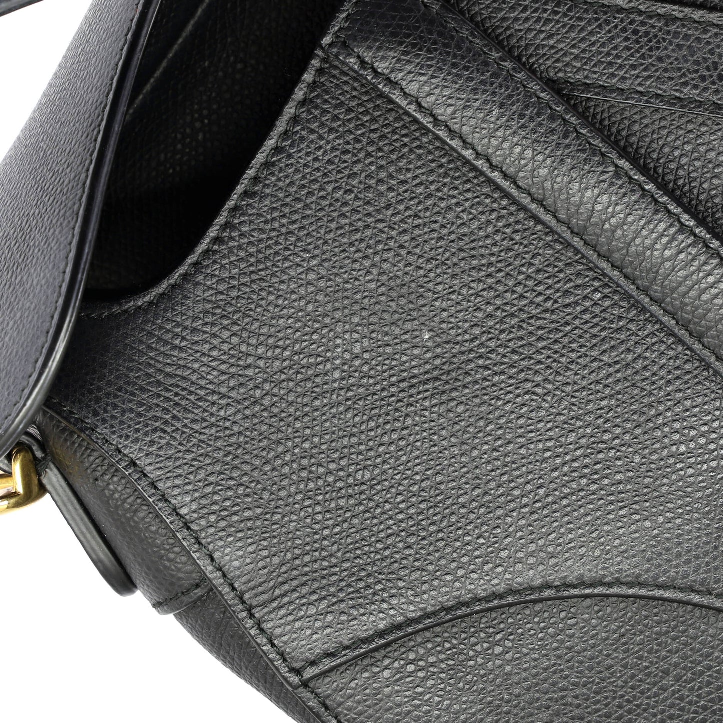 Christian Dior Saddle Leather Mini Handbag