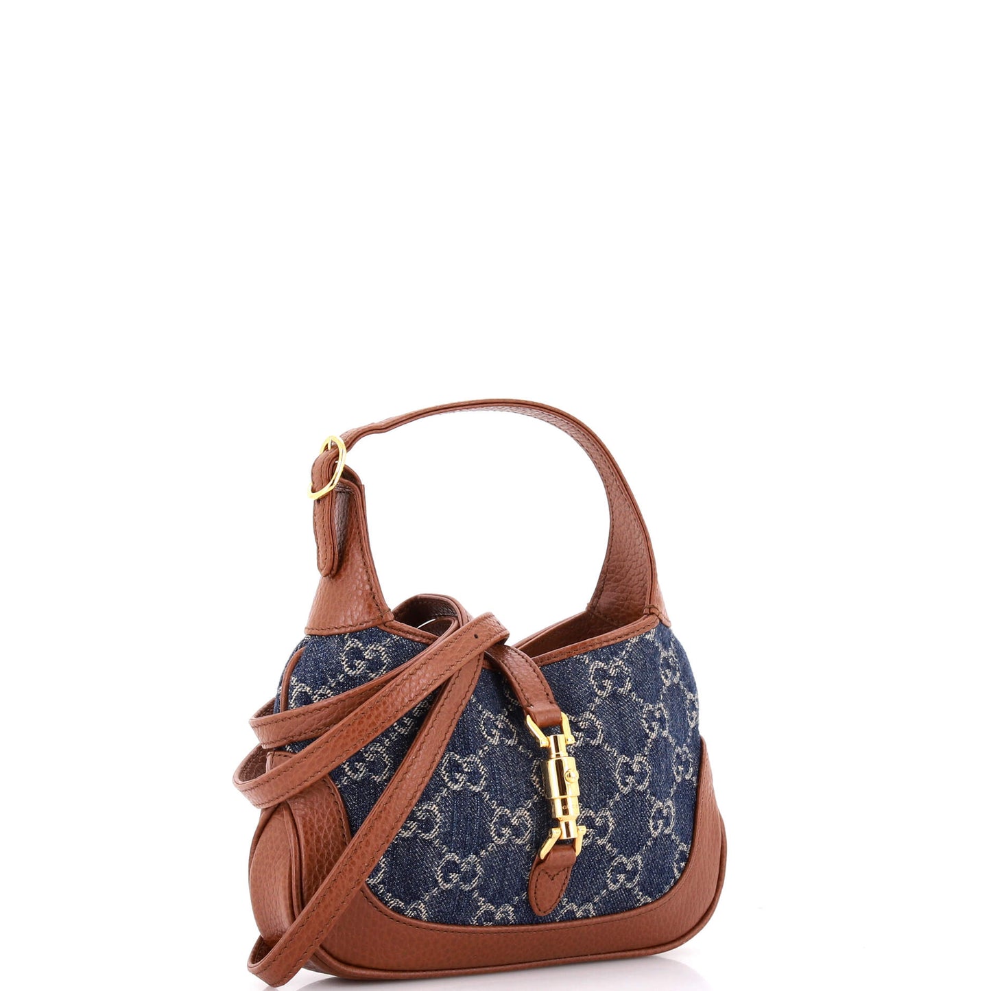 Gucci Jackie 1961 Hobo GG Denim Mini