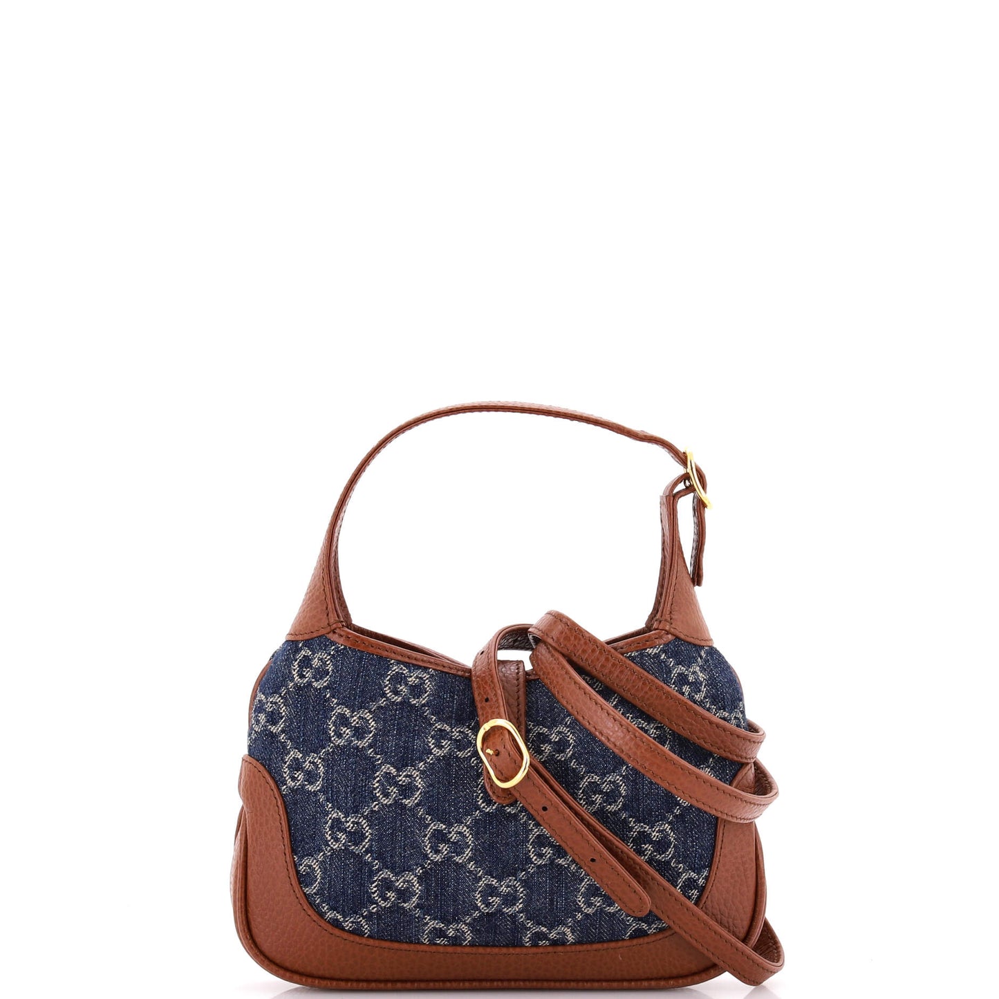 Gucci Jackie 1961 Hobo GG Denim Mini