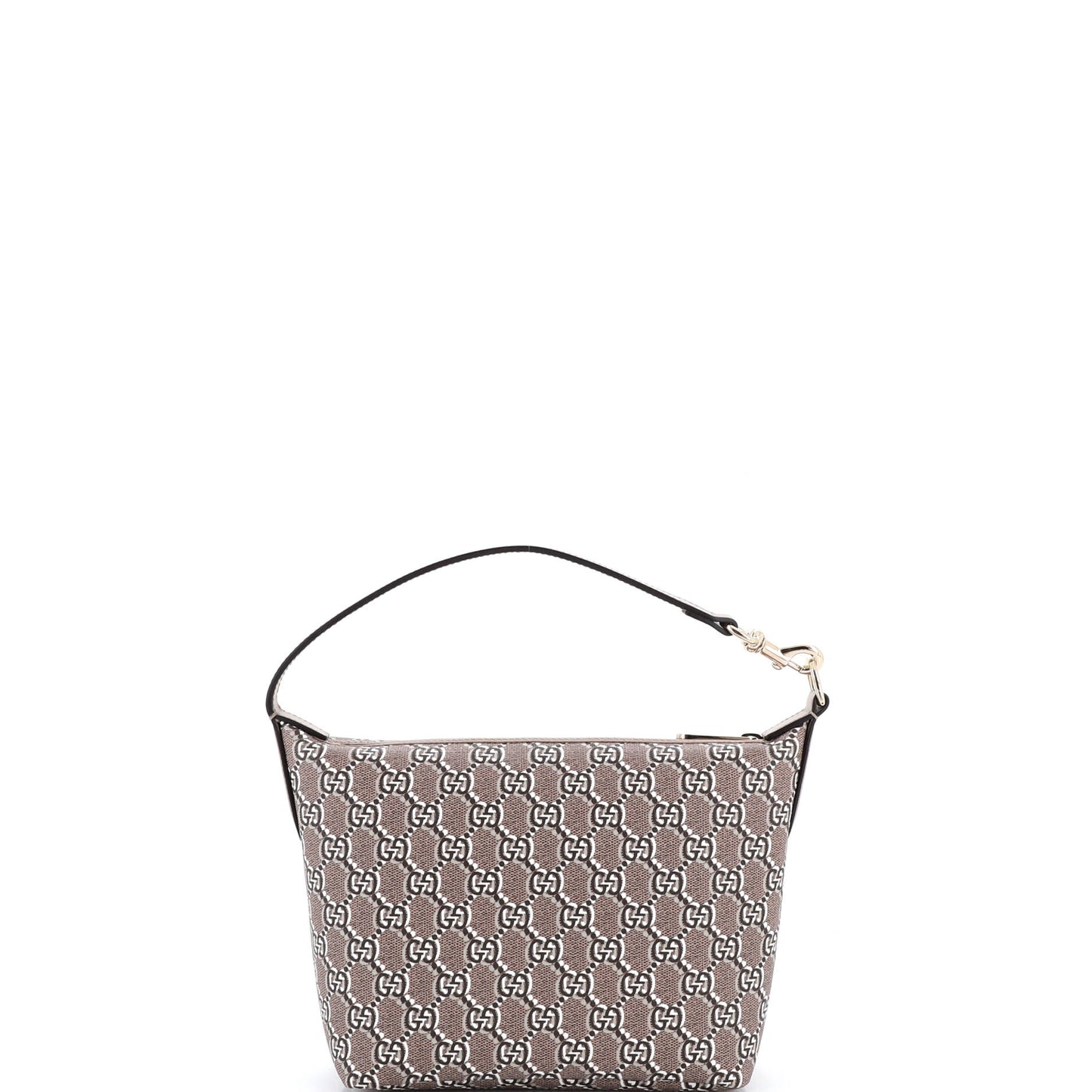 Gucci Ophidia Zip Shoulder Bag in GG Shadow Coated Canvas Super Mini