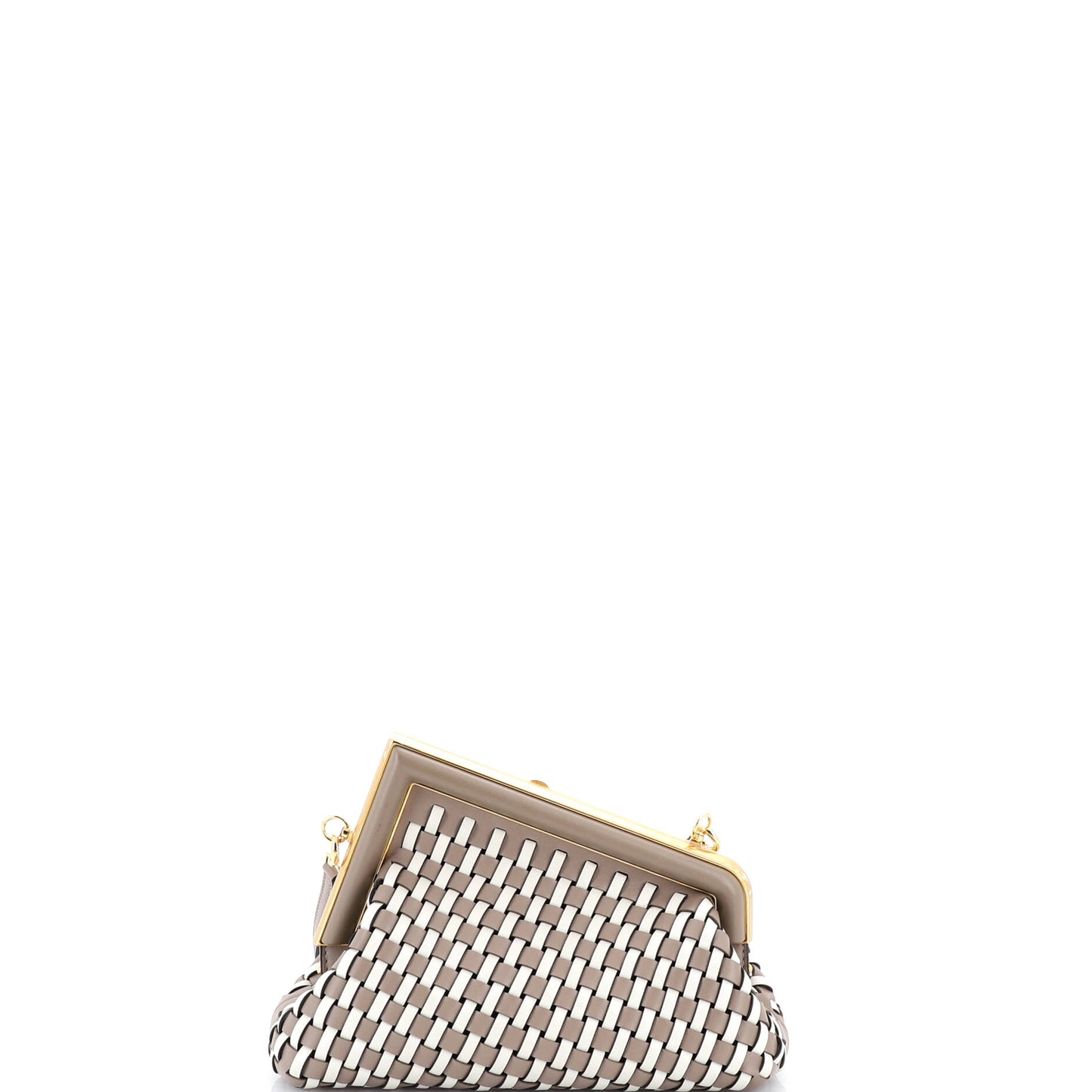 Fendi First Bag Small Woven Leather