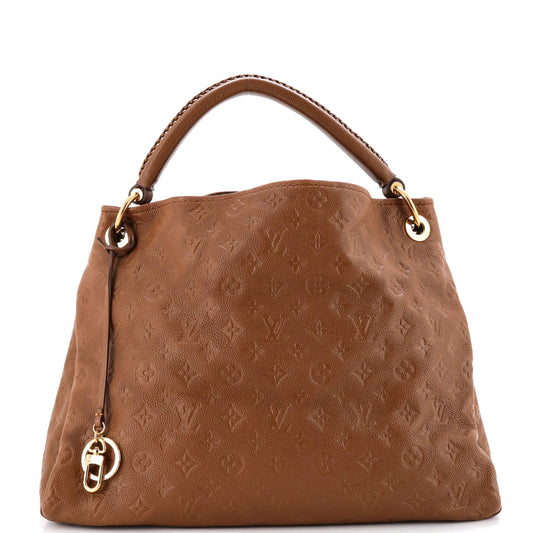 Louis Vuitton Artistic Handbag Monogram Empreinte Leather MM