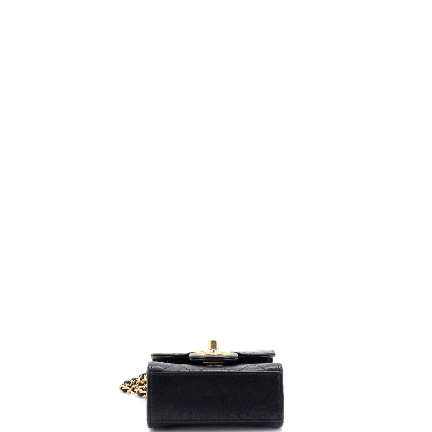 Chanel Chic Pearl Flap Clutch with Chain, Quilted Goatskin, Mini