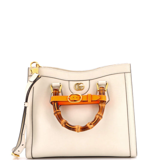グッチ ダイアナ NM バンブーハンドル トートバッグ レザー スモール