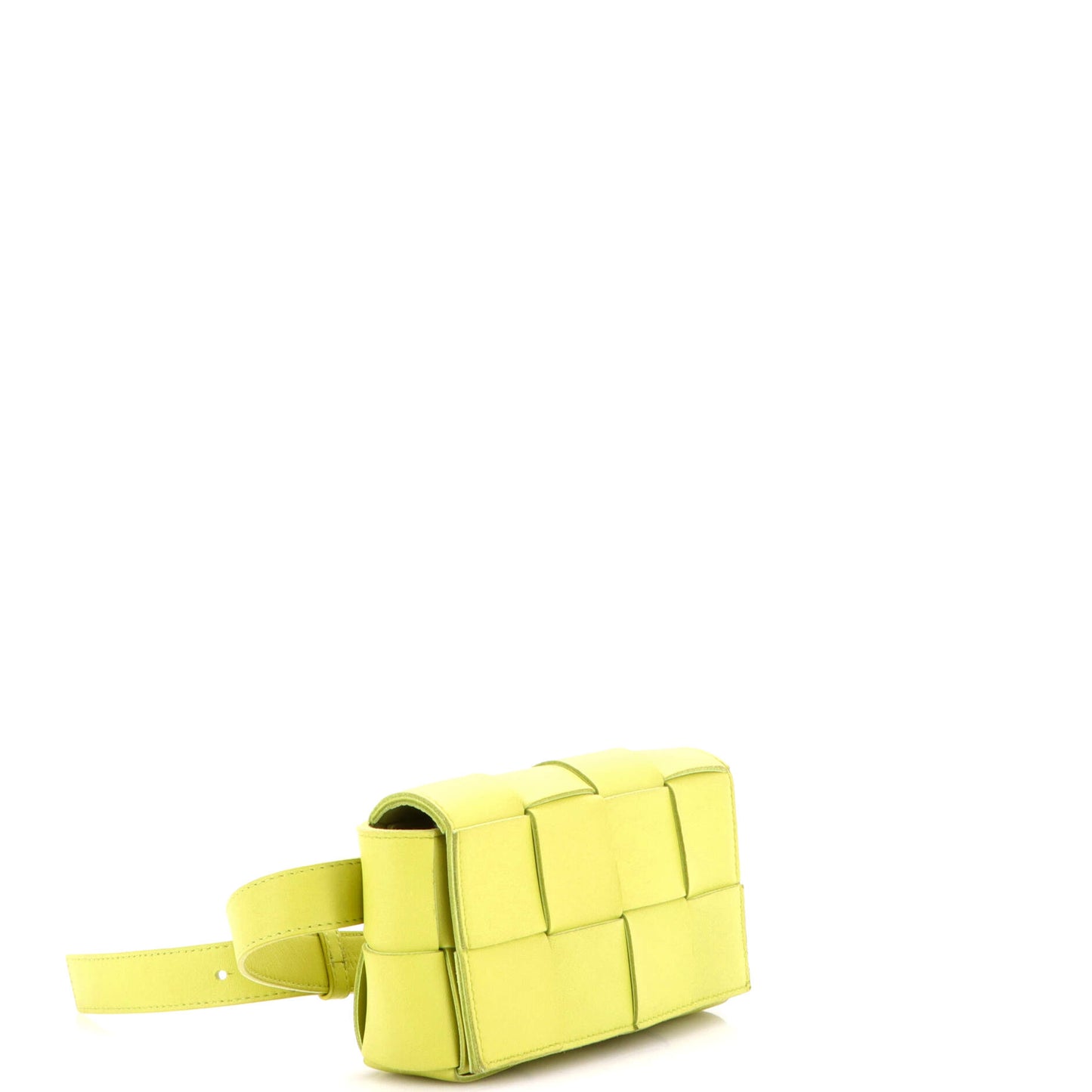 ボッテガ ヴェネタ カセット ベルト バッグ マキシ イントレチャート レザー