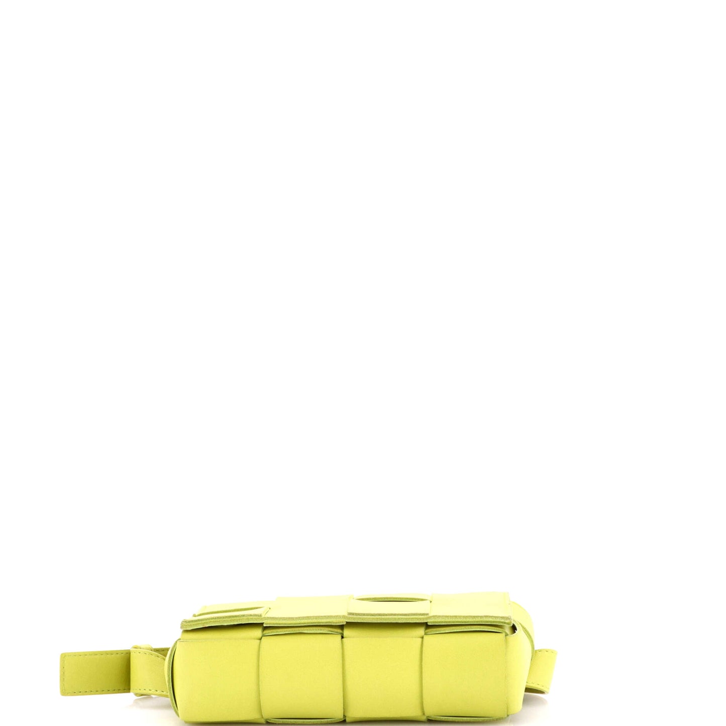 ボッテガ ヴェネタ カセット ベルト バッグ マキシ イントレチャート レザー