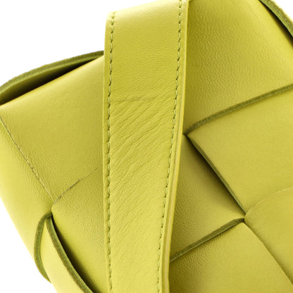 ボッテガ ヴェネタ カセット ベルト バッグ マキシ イントレチャート レザー