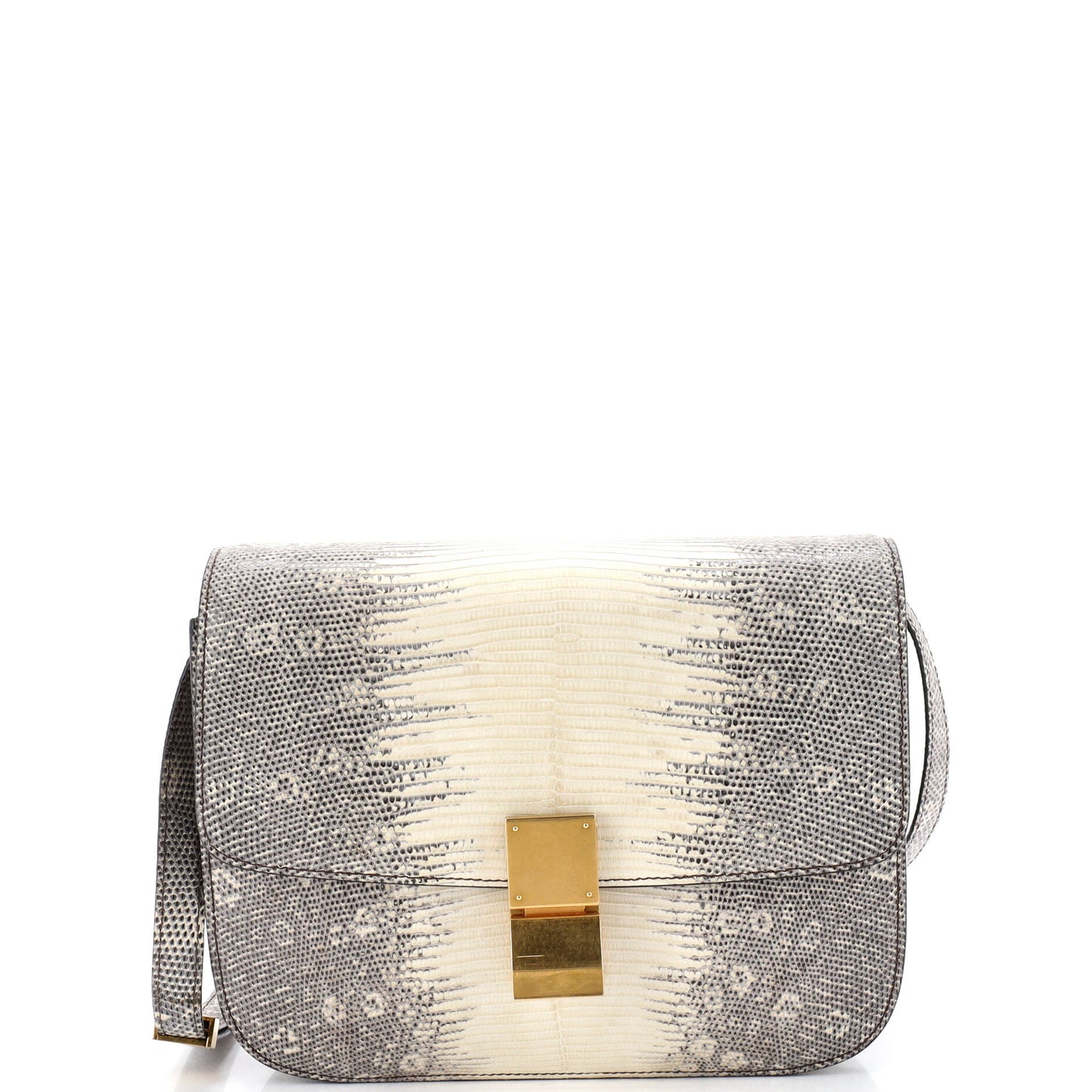 Celine Classic Box Bag, Lizard, Medium
