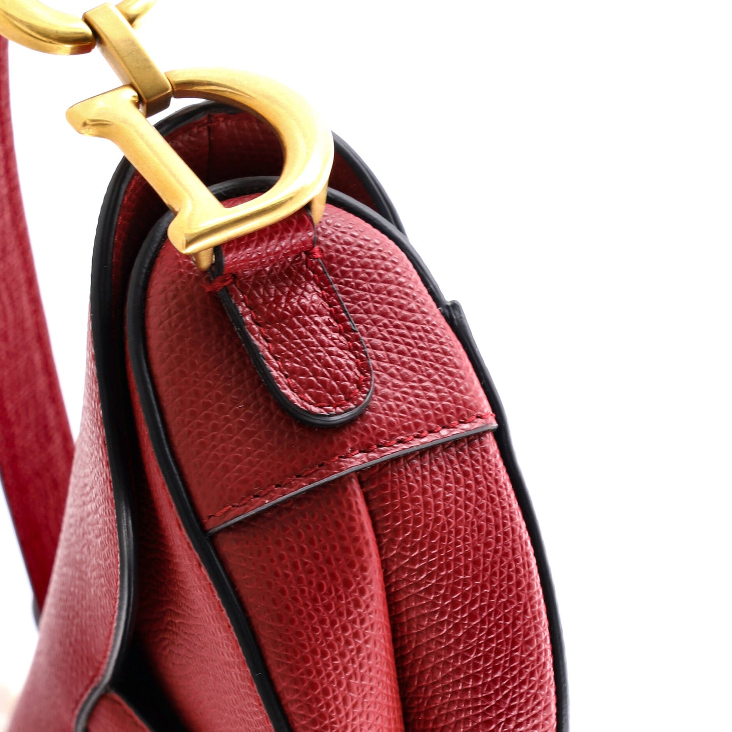 Christian Dior Saddle Leather Mini Handbag
