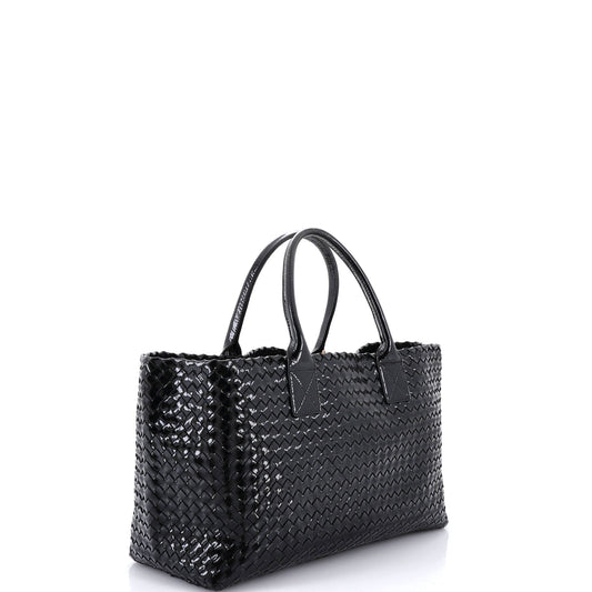 ボッテガ・ヴェネタ カバット トート イントレチャート パテント ラージ