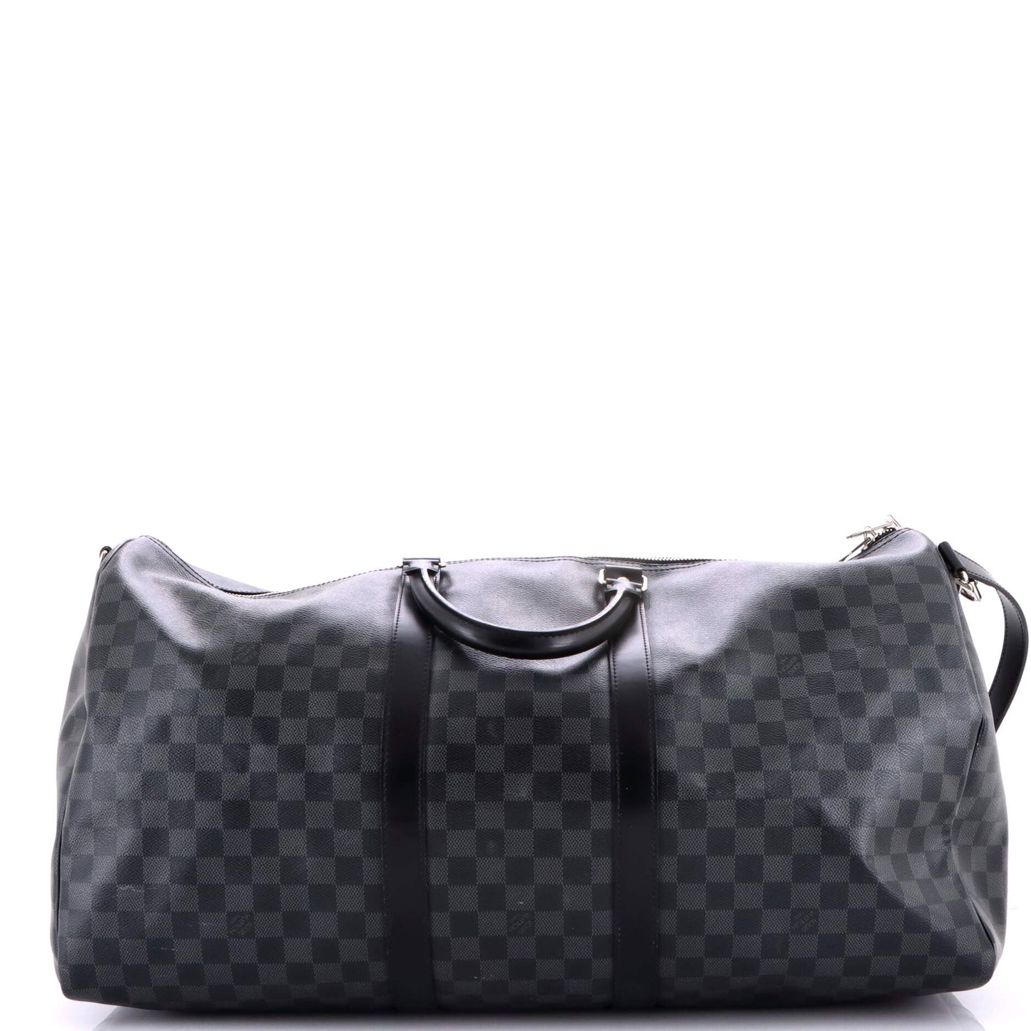 Louis Vuitton Keepall Bandouliere Bag in Damier Graphite 55