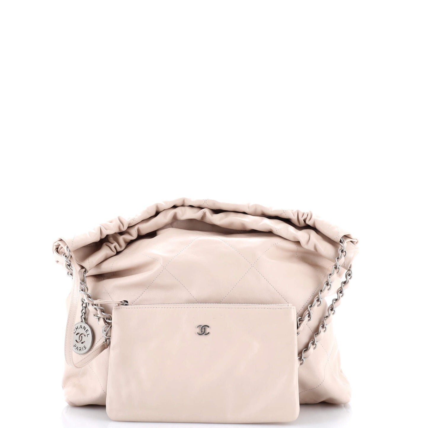 Chanel 22 Chain Hobo Bag in Quilted Calfskin, Medium