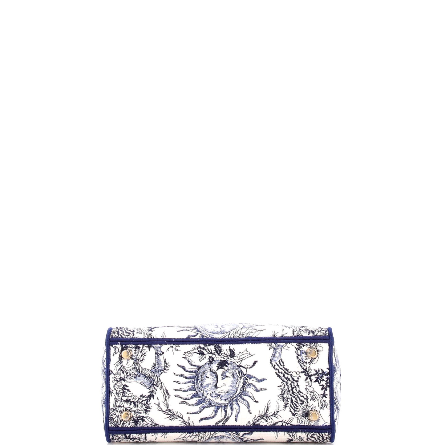 Christian Dior Lady D-Lite Bag, Medium, Embroidered Canvas