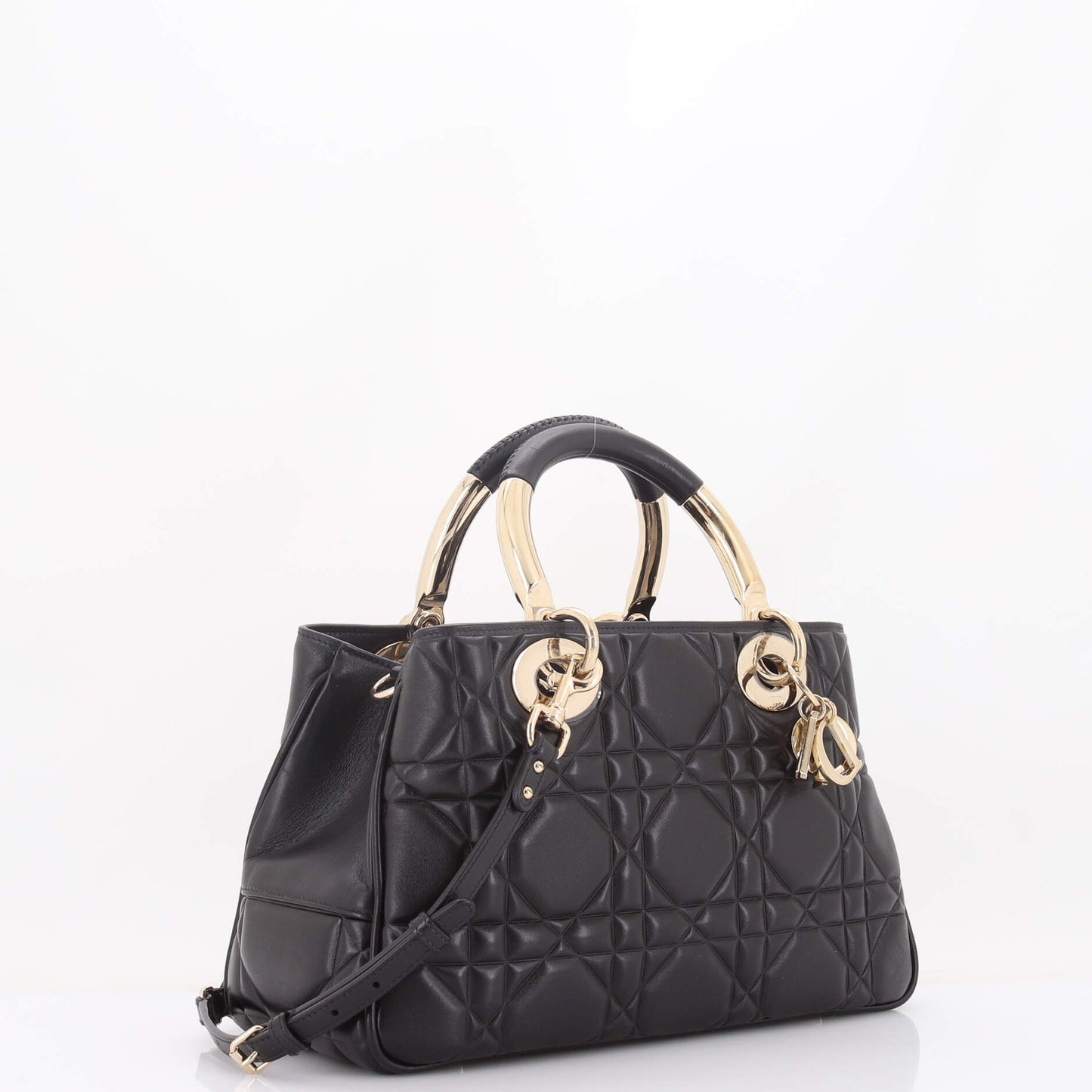 Christian Dior Lady 95.22 Bag, Cannage Embossed Leather, Medium