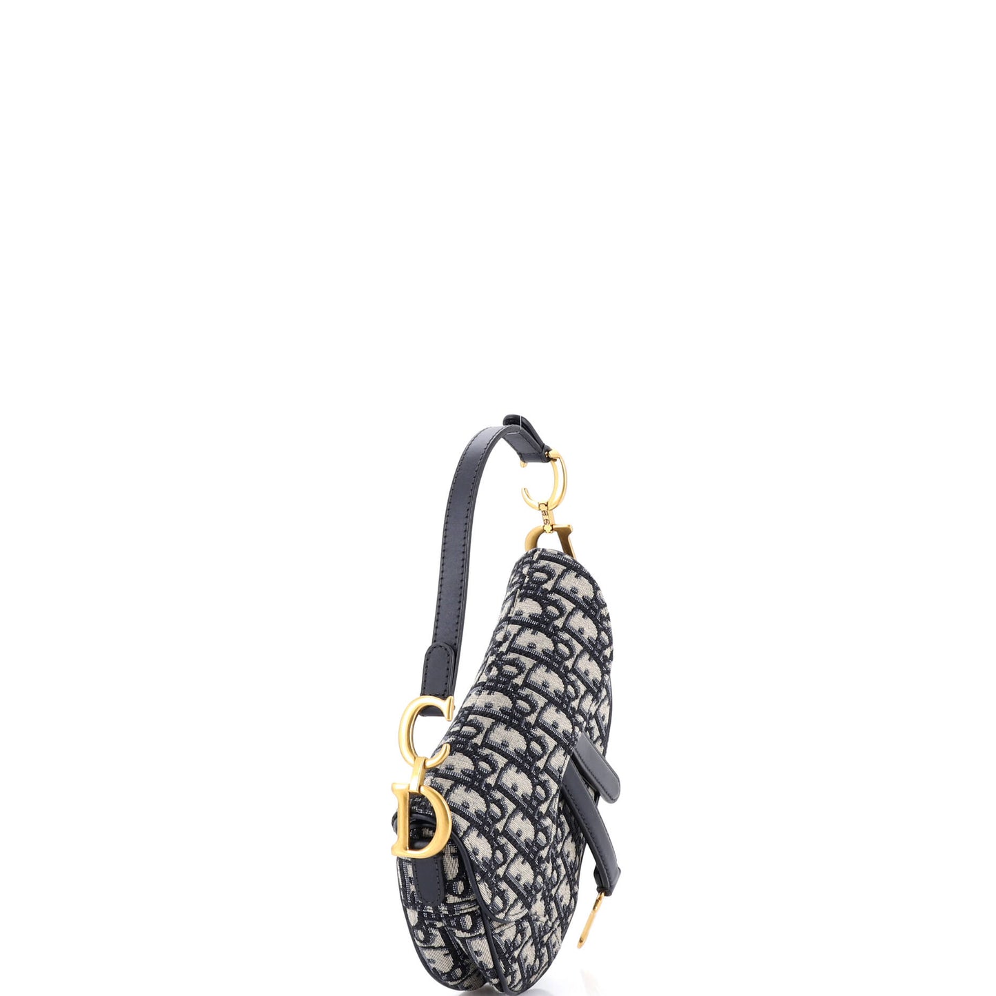 Christian Dior Saddle Handbag Oblique Canvas Mini