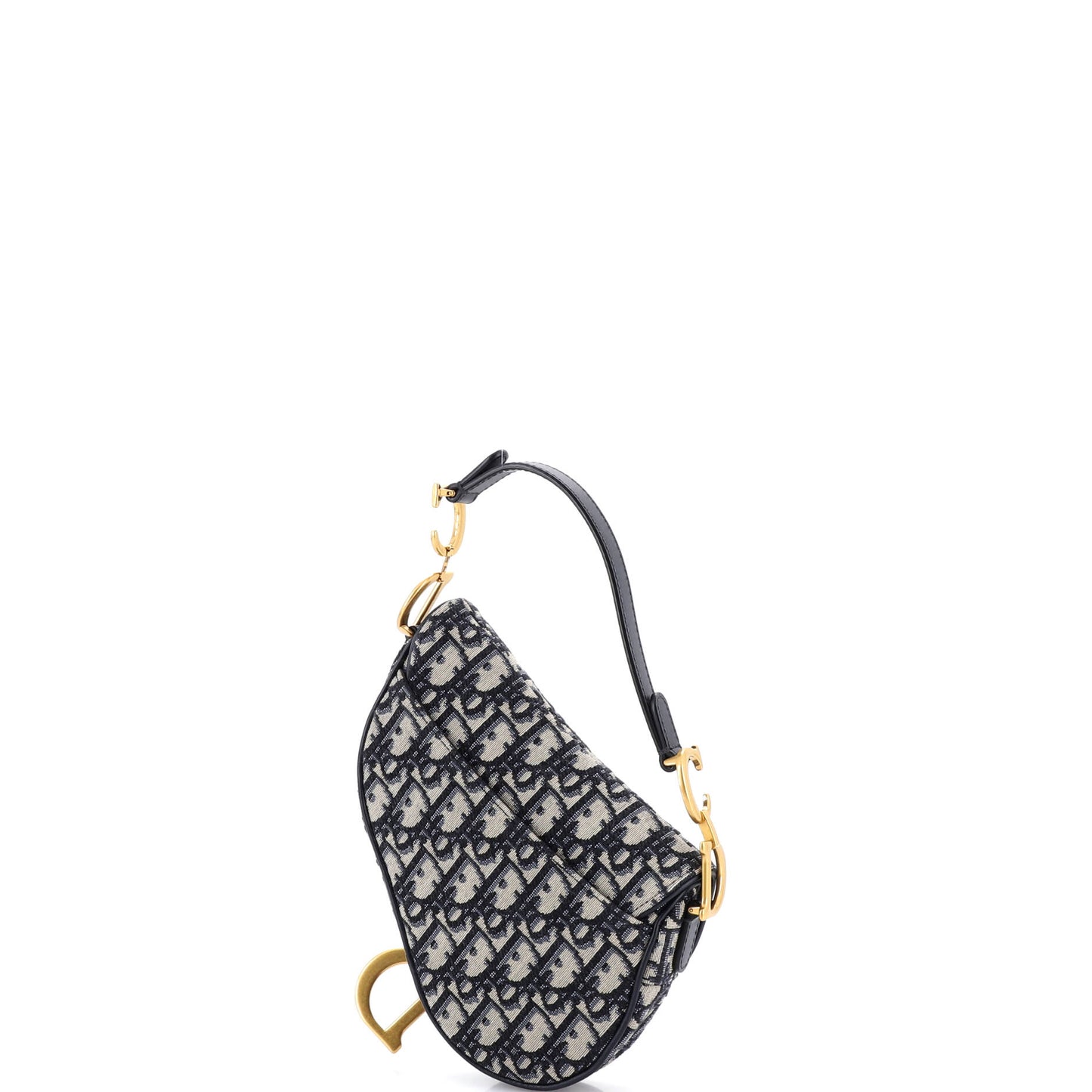 Christian Dior Saddle Handbag Oblique Canvas Mini